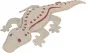 Preview: Hundespielzeug Salamander, Leder